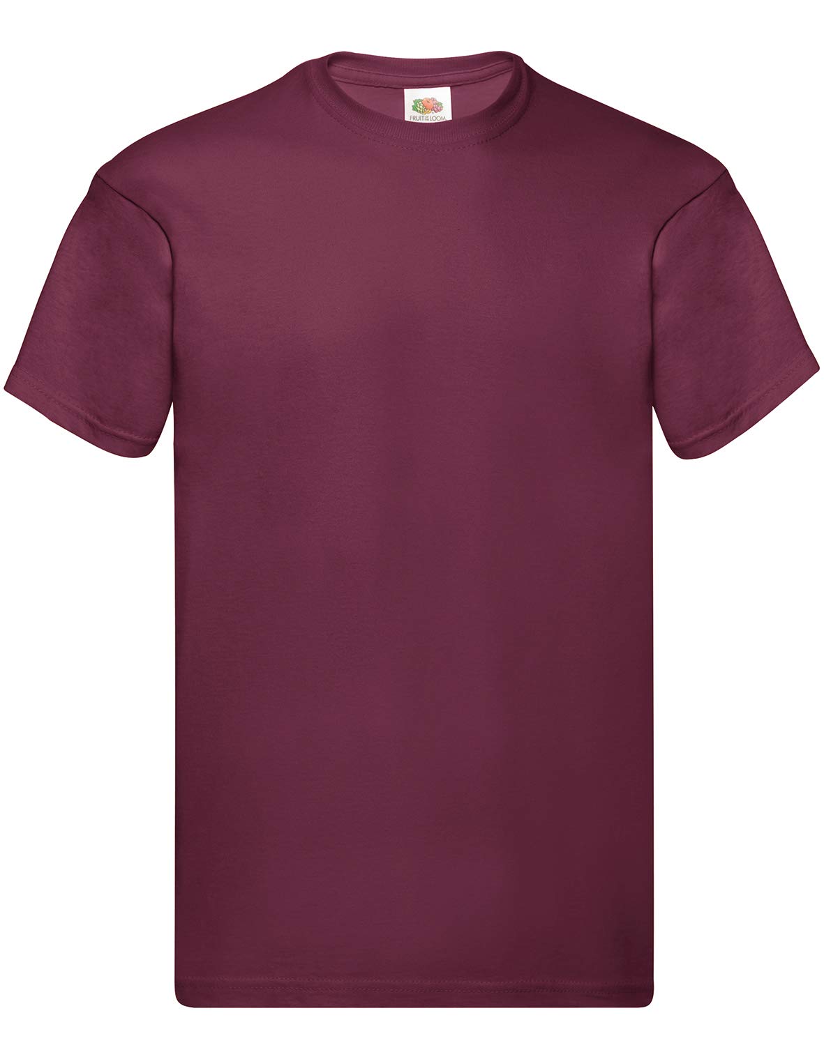 Fruit Of The Loom (Xl, Burgundy) Mens Original T-Shirt Red,Multicoloured