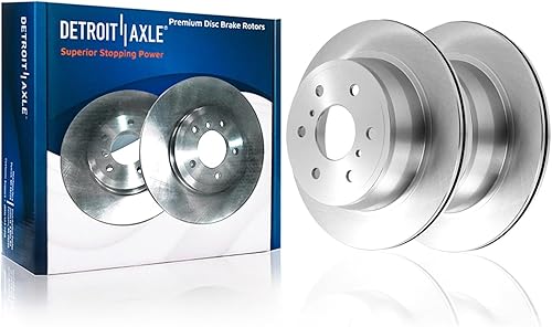 Miniatura 45 de Detroit Axle - Rotores de freno delanteros prémium de 13.97 pulgadas para Shelby GT500 2007-2012 - [3/21/2010-2012 Ford Mustang con frenos Brembo]