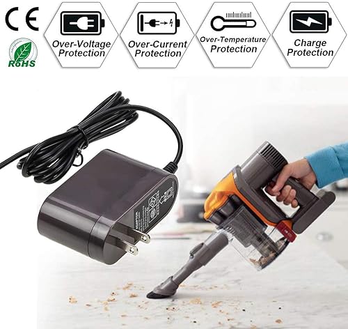 Miniatura 7 de DC31 Reemplazo para cargador Dyson compatible con baterías de aspiradora de mano DC30 DC34 DC35 DC44 DC45 DC56 DC57 (no compatible con tipo B)