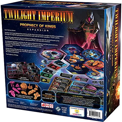 Image of Asmodee Twilight Imperium 4th Edition Board Game Prophecy of Kings Expansion - Sci-Fi Adventure Strategy Game for Kids & Adults, Ages 14+, 3-8 Players, 4-8 Hour Playtime