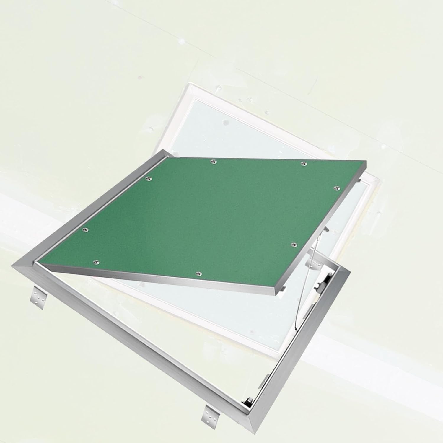 Access Panel for Drywall, Paintable Ceiling Access Panel for Electrical Box/Hospital/Office Building, Pop Out Inspection Board Service Doors, Easy to Install(14 x 14in/35 x 35cm)