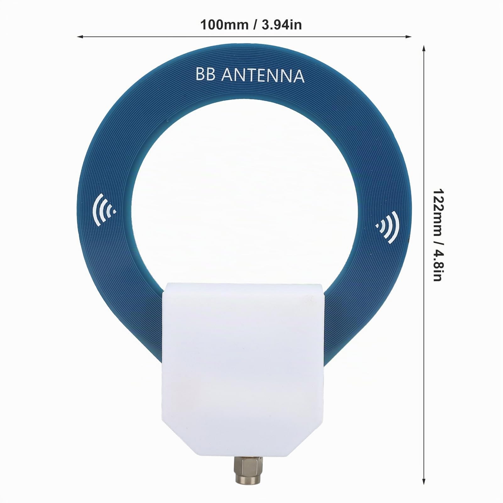 Antena SW Bucle, 9.9 kHz-181 MHz, mini antena, onda corta, receptor portátil, antena direccional de rotación SW Loop para Malachite SDR, TEF6686, SMA Radioaficionado con enchufe