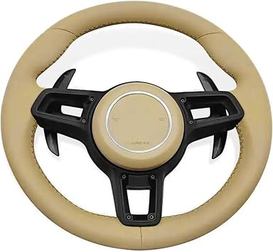 Upgrade Steering Wheel Compatible For Porsche Macan Cayenne Panamera Taycan 718 Cayman 991 992 911 Carrera GT234 Carbon FiberStyle 2