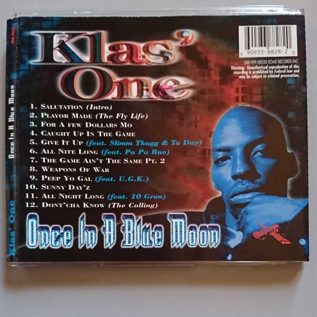 洋楽 klas' one - once in a blue moon CD klas' one - once in a blue moon