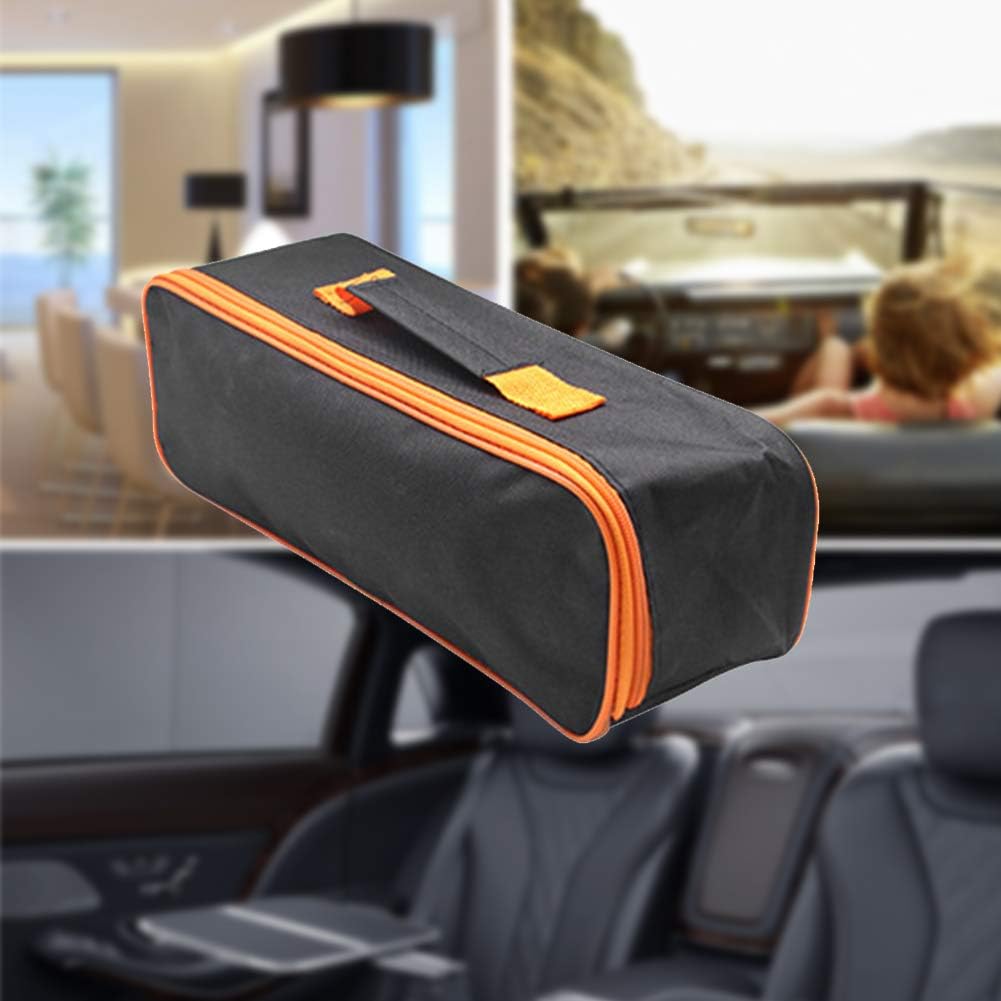 Vacuum Cleaner Tool Bag, Car Cleaner Storage Bag Pouch Tote Bags Portable Zipper Closure Storage Case Wide Mouth Tool Tote Bags for Electrician, Car Repair, Gardening