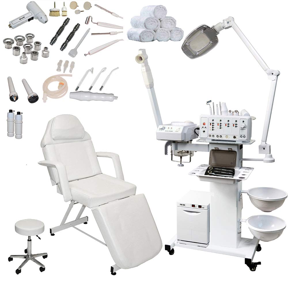 13 in 1 Multifunction Microdermabrasion Beauty Facial Machine (Stationary Bed)