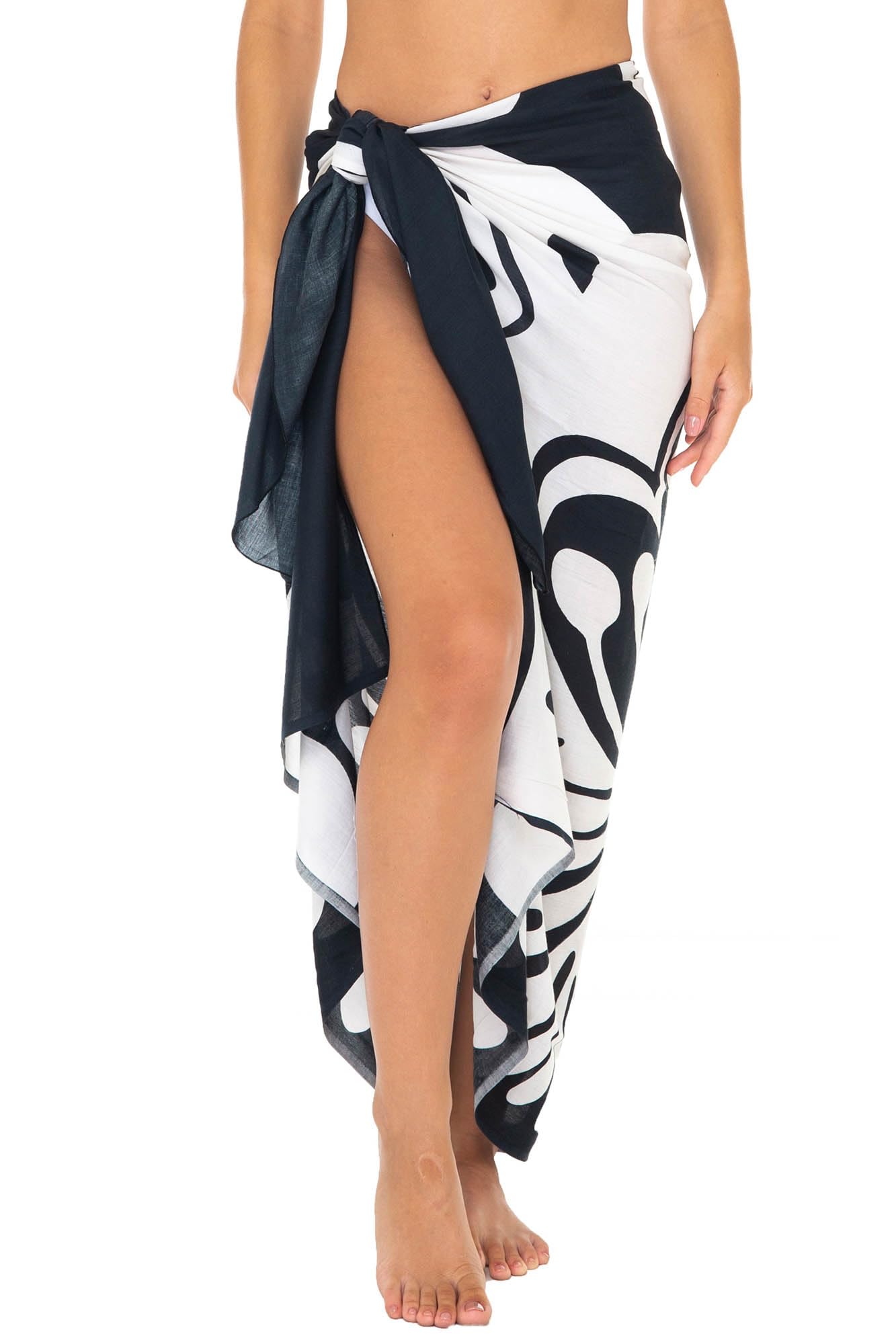 SHU-SHI Sarong Coverups for Women Beach Skirt Butterfly Wrap Swimsuit Long Pareo Cover Up