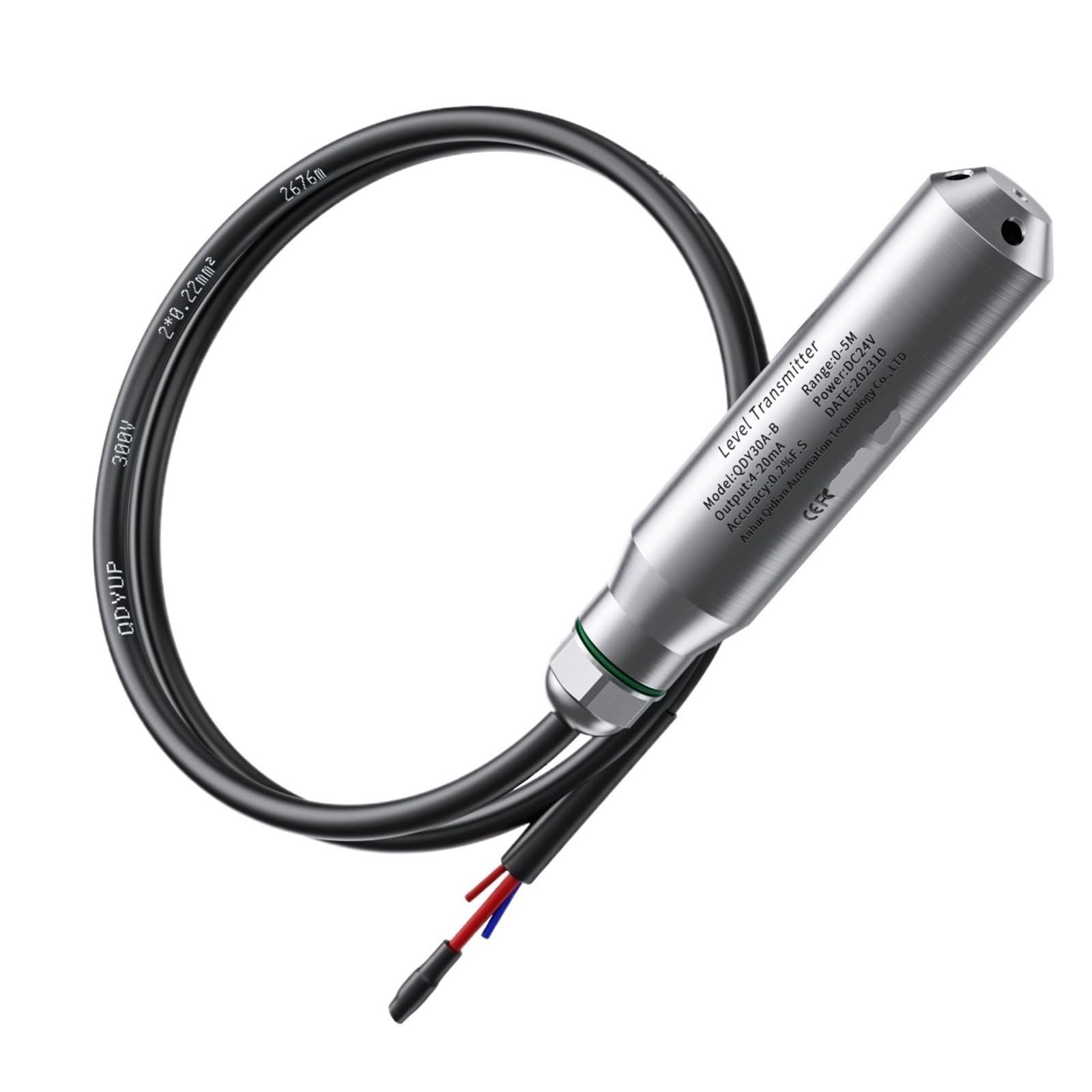 Carburante Diesel serbatoio acqua liquido sensore livello 0 – 10 m impermeabile livello trasmettitore 4 – 20 mA RS485 0 – 10 V 0 – 5 V sensore (4 – 20 mA,2 m cavo range )