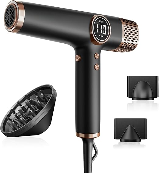 Faszin Asciugacapelli, Phon per Capelli con Motore ad Alta Velocità da 110,000 Giri Al Minuto per Un'asciugatura Rapida visione notturna Binocolo grande con Basso Rumore