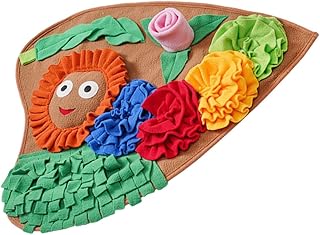Abaodam Pet Sniffing Pad Pet Alimentador Lento Esteira Cão Sniff Mat Pet Comer Almofada De Treinamento Filhote De Cachorro Iq Treinamento Alimentador Filhote De Cachorro Snuffle Brinquedo