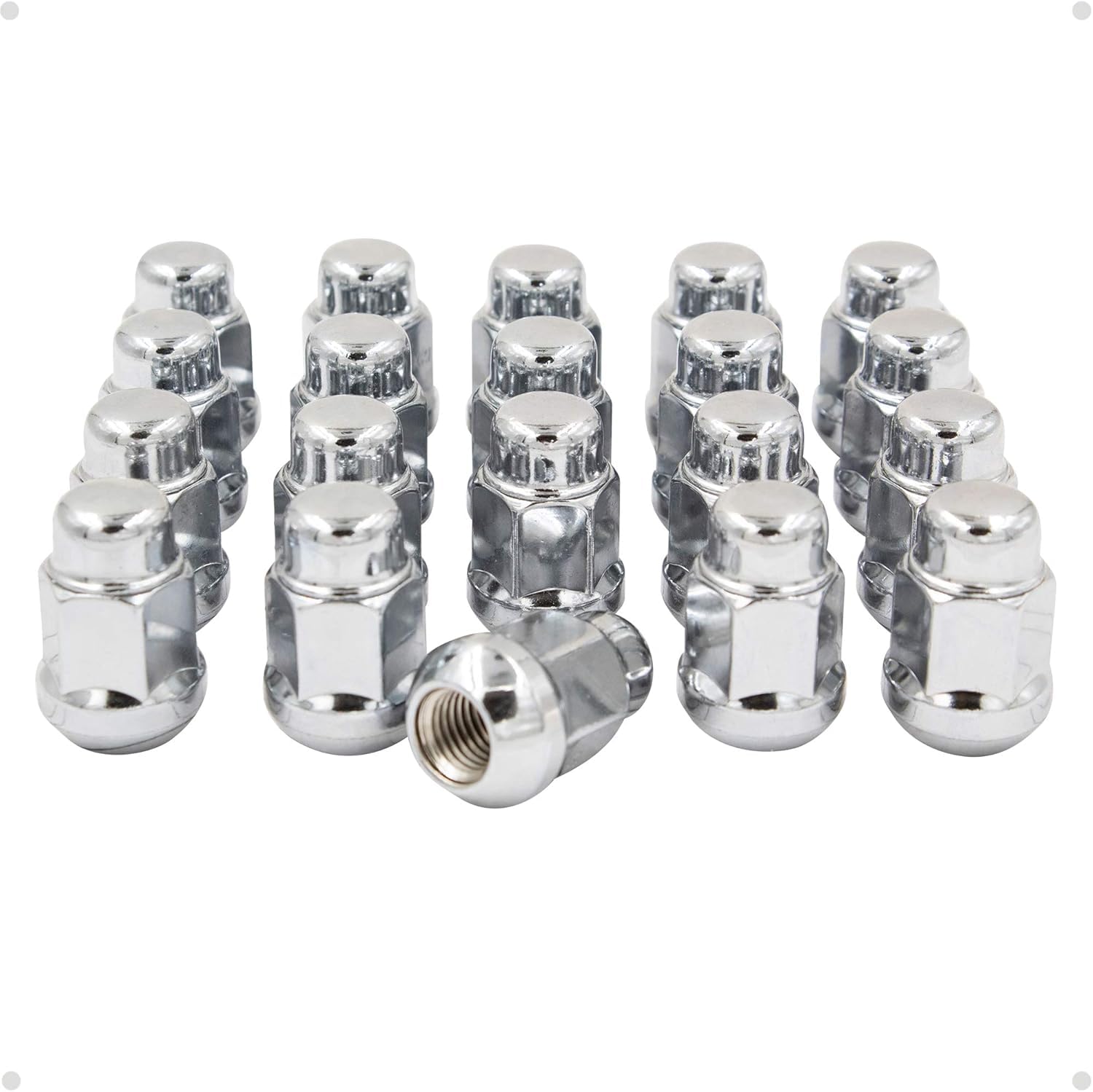 n0n0　0507 1993-2014 HONDA CIVIC WHEEL LUG NUT OEM CHROME FACTORY OEM