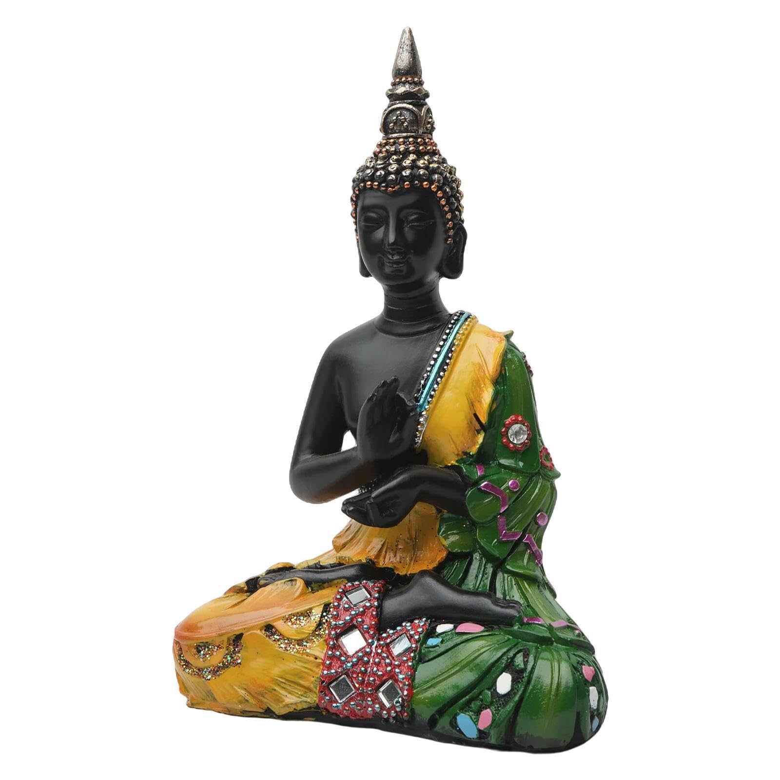 Statue de Bouddha thaïlandaise grande taille pour décoration zen de salon