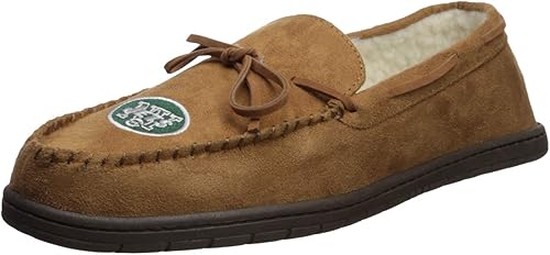 Miniatura 19 de FOCO Mens NFL Team Logo Moccasin Slippers Beige,Color del equipo
