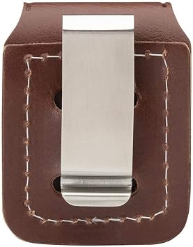 Zippo Brown Lighter Pouch with Clip
