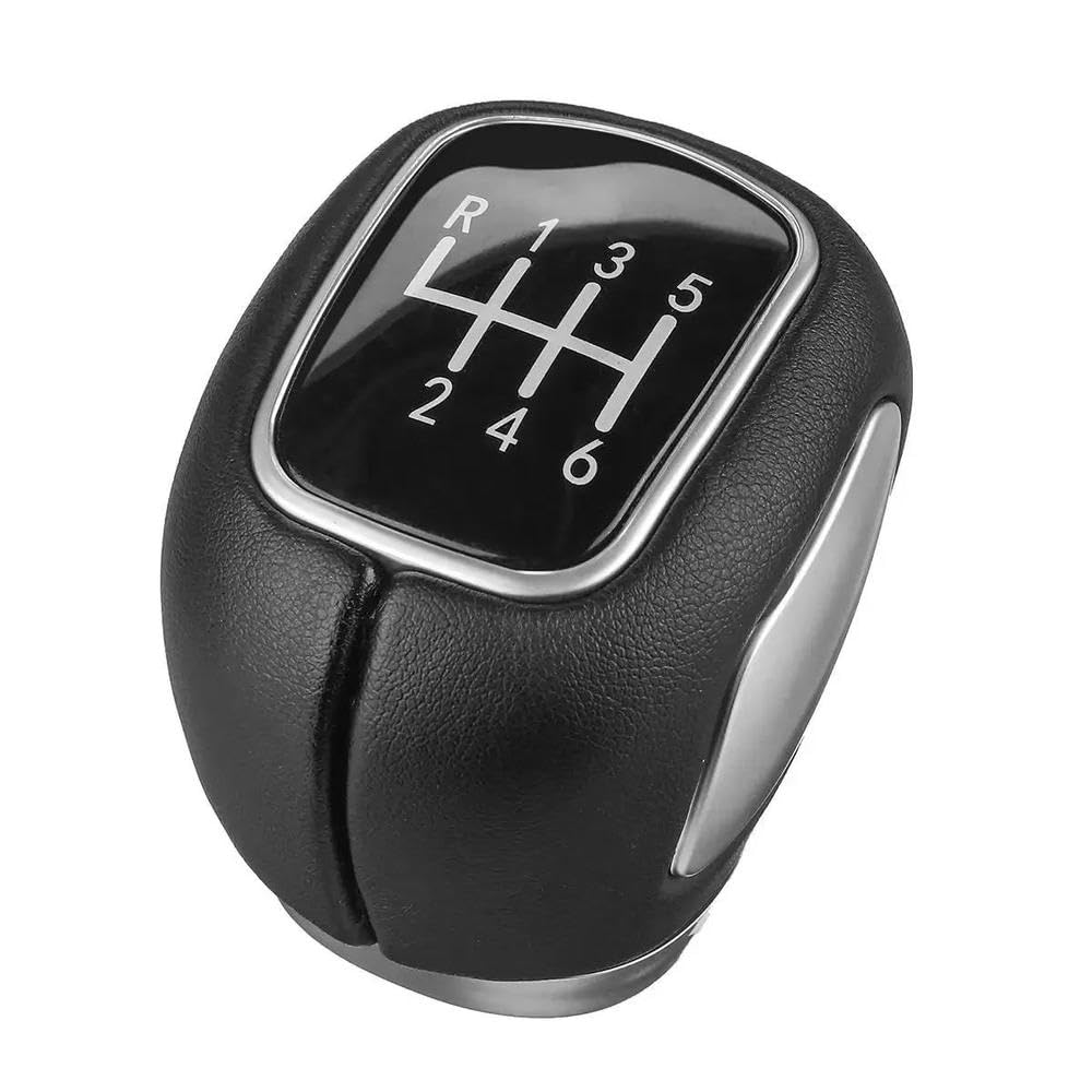 SXQPOCAR Manual Gear Shift Knob for Chevrolet Cruze 2009-2015 PU Leather Shifter Lever Head Shift Lever Head(6 Speed)