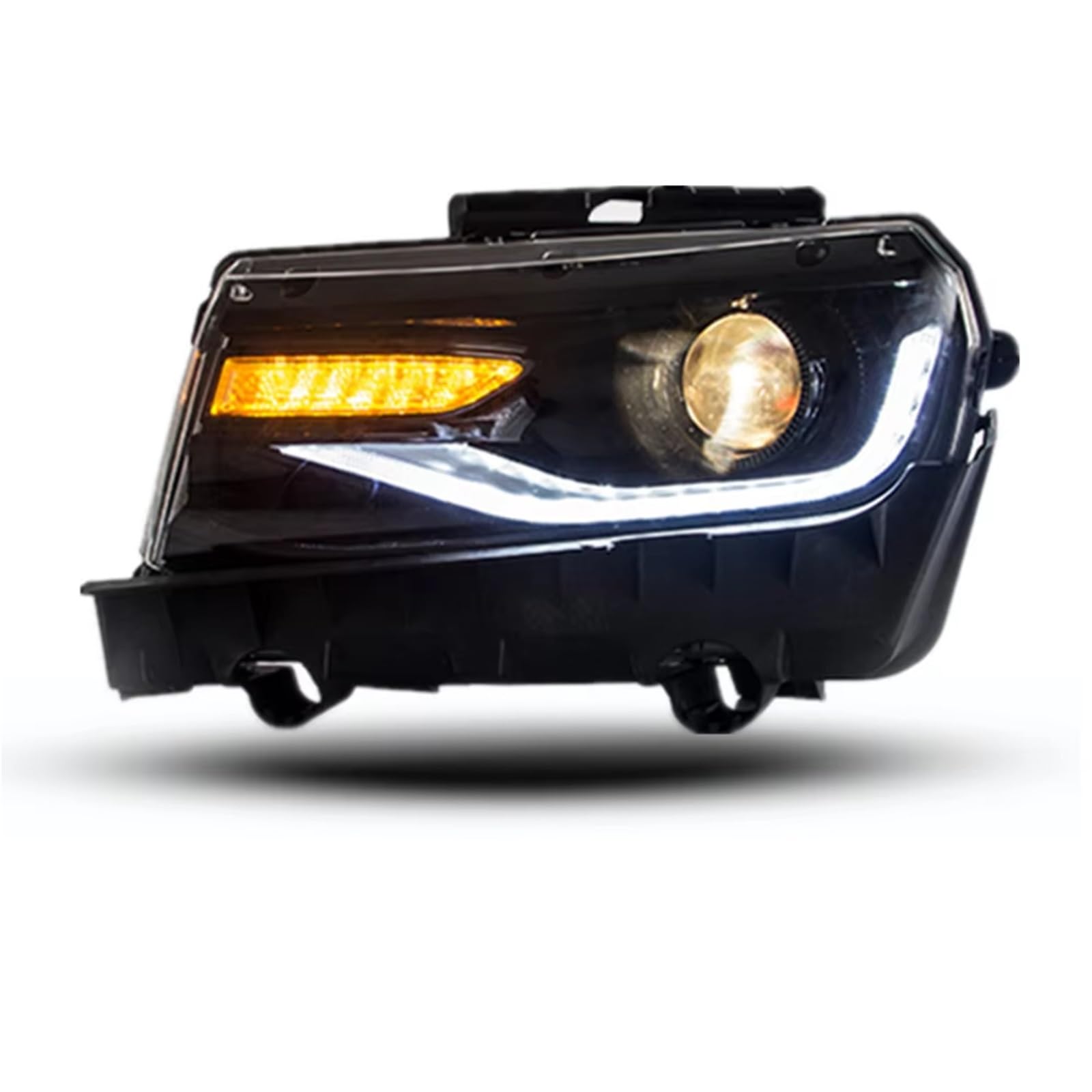 Gruppo Faro per Auto Chevrolet Camaro 2014-2015 Luci Anteriori DRL modificato Gruppo Faro Fari