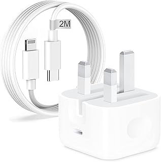 iPhone USB C Fast Charger with 6FT USB C to Lightning Cable[Apple MFi Certified]20W PD iPhone Charger USB C Plug,iphone fast charger cable and plug for iPhone 14/13/12/11 Pro/Pro Max/XS Max/XS/XR/X/8
