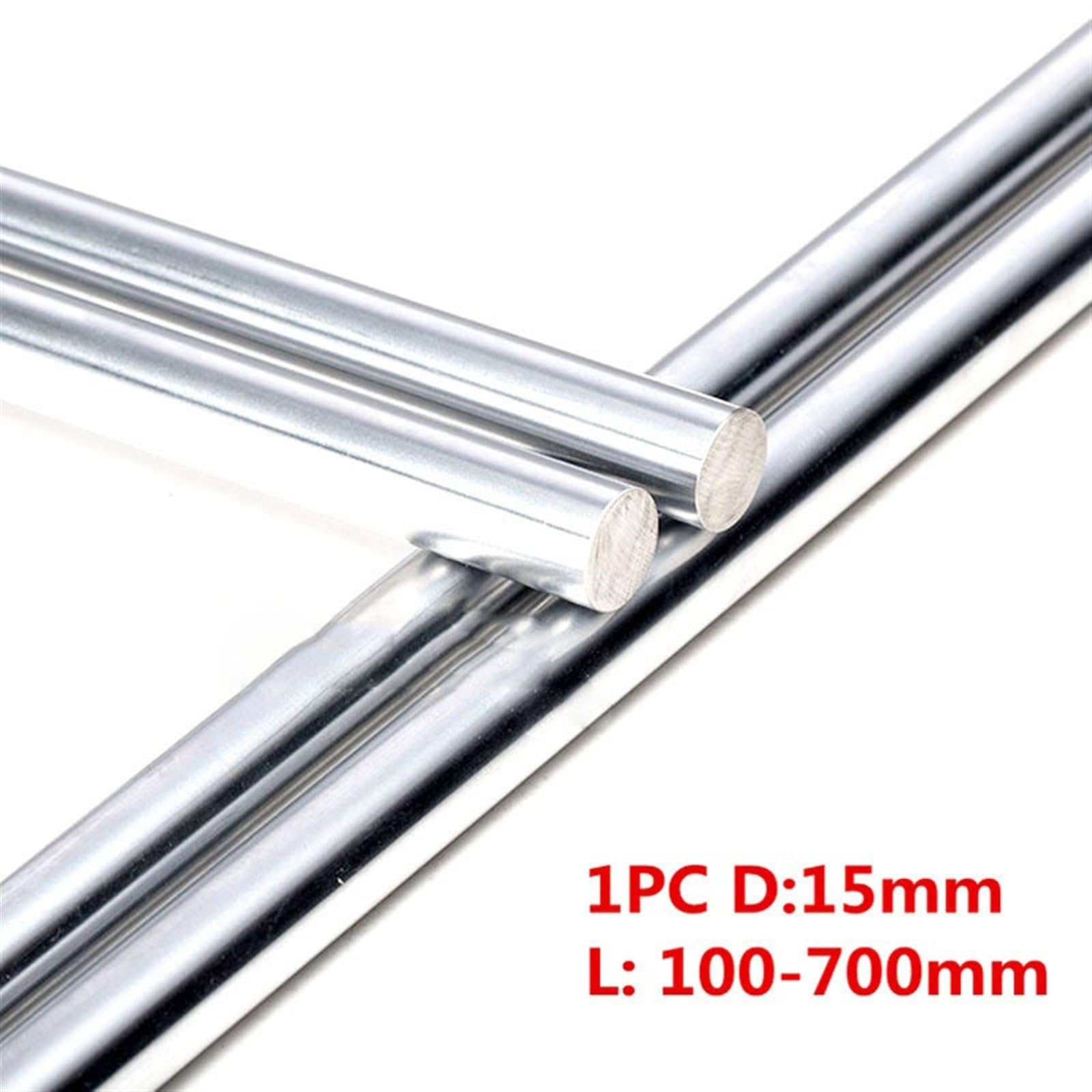 Gehärtete Linearwelle 15 Mm Ø – Verchromte Führungsstange Für Präzise Bewegungen, Länge 100–600 Mm Wählbar