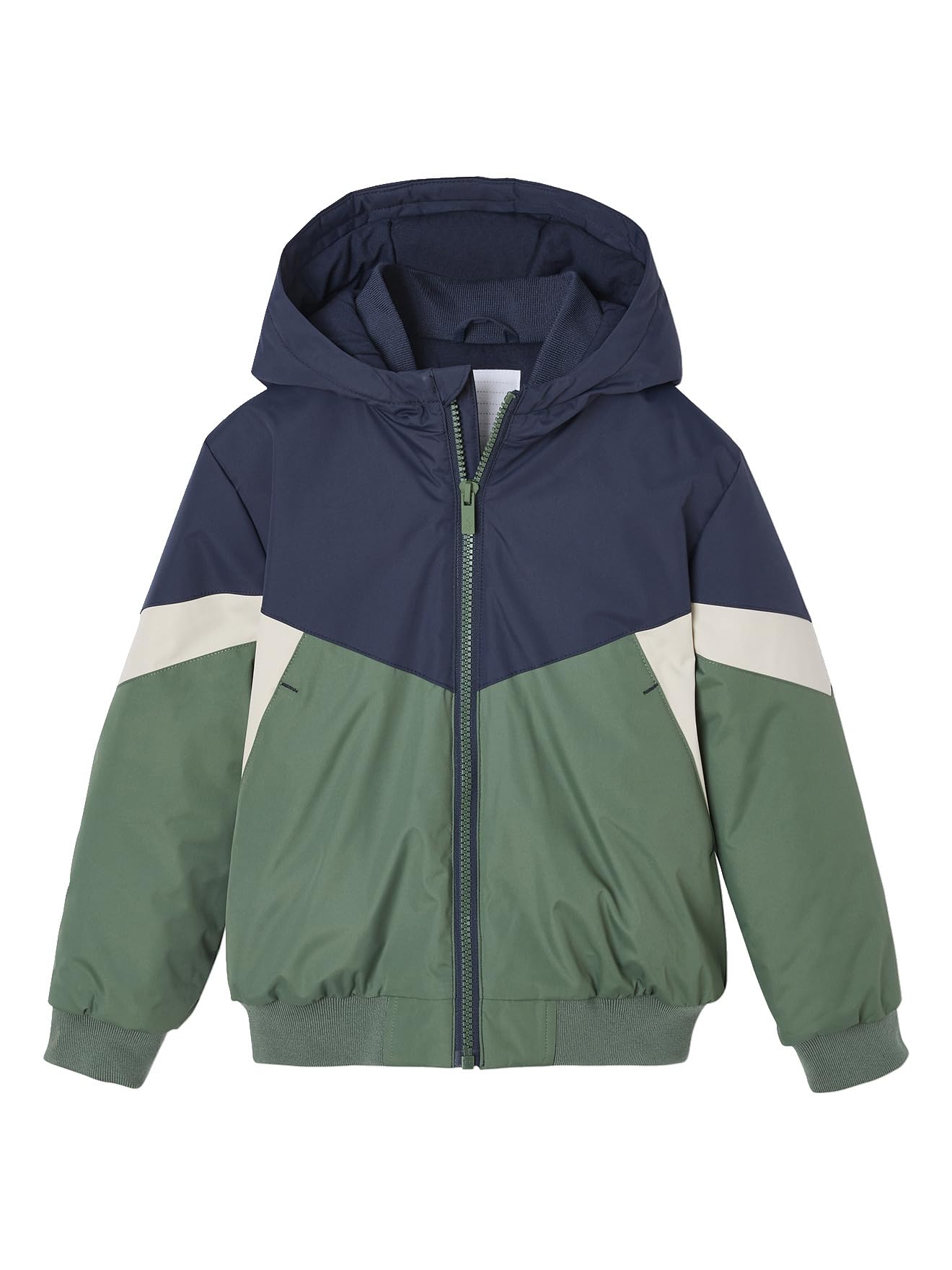 Vertbaudet Jungen Windjacke, Wattierung Recycling-Polyester, Übergangsjacke