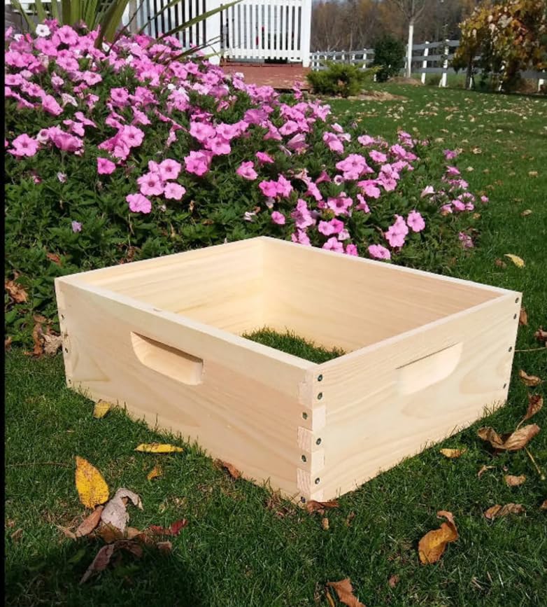 6 5/8 Medium Honey Super Body ONLY Langstroth bee hive Un-Assembled Hardware NOT Includeed (10 Frame)