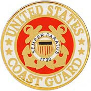 EagleEmblems P12674 PIN-USCG Logo C MED .875