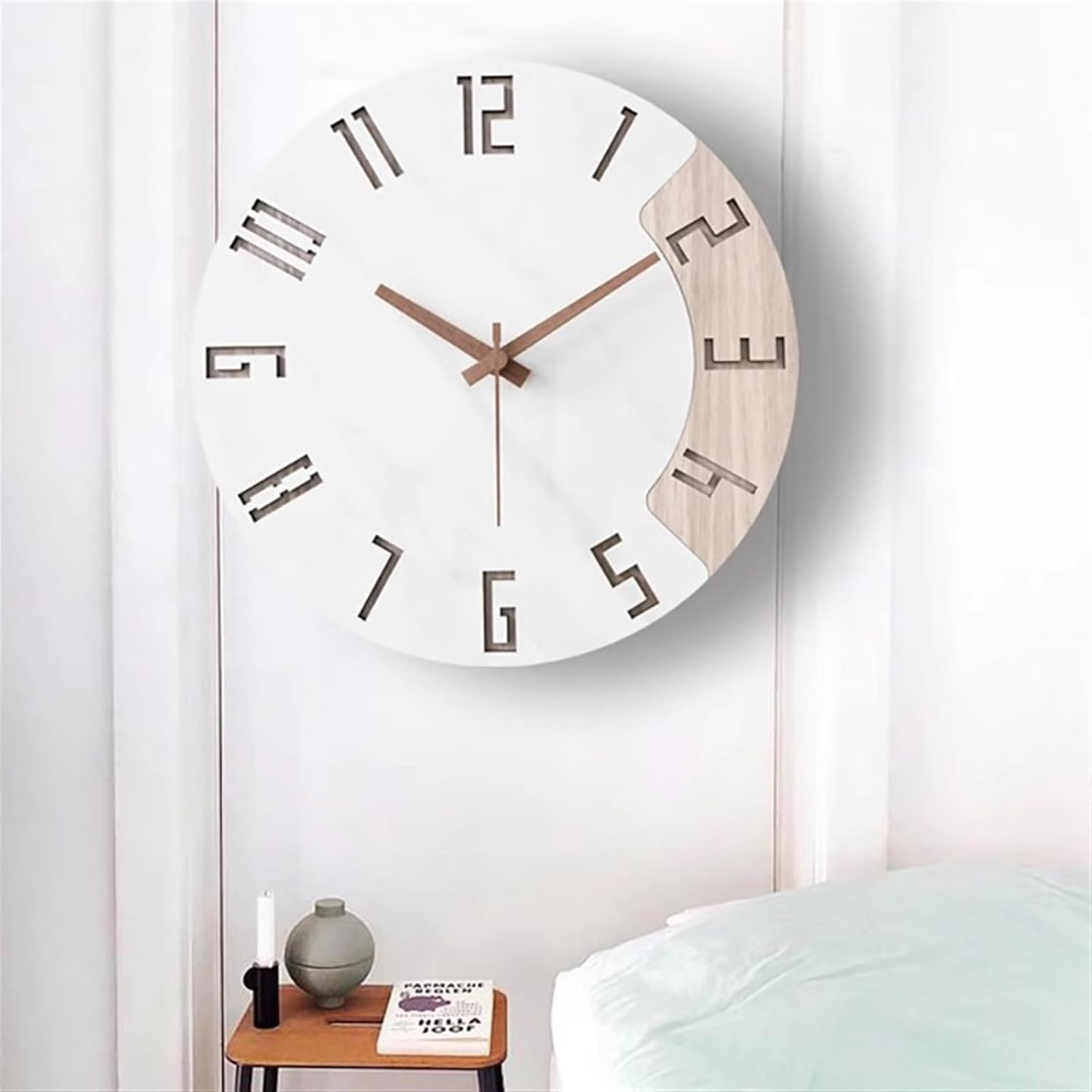 Wall clock,decorative wall clock,clocks for living room,Wall Clock Wall Clocks Mute Household Modern Clock Round Living Room Bedroom Simple Wall Watch Personalized Battery Fashion Clock Living Room Wa