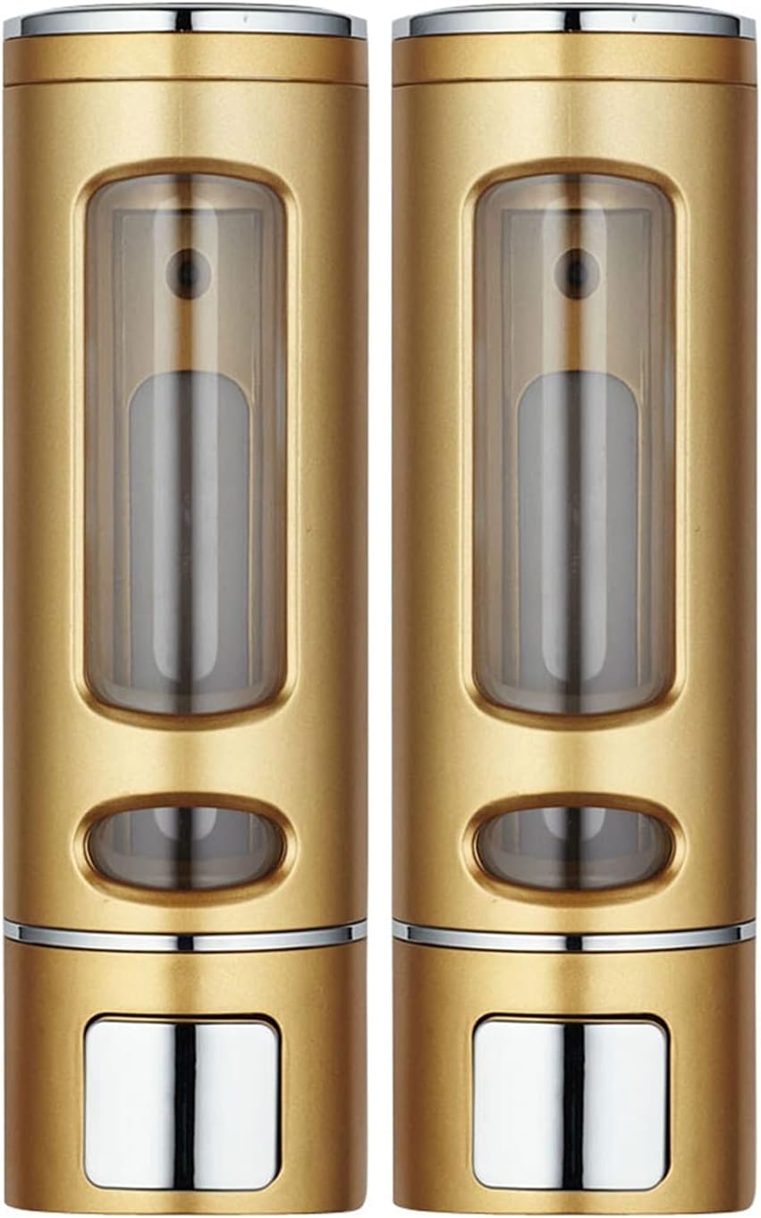Soap Dispenser 2pcs Soap Dispenser 400ml Wall Mount Shower Bathroom Lotion Soap Shampoo Dispenser for Kitchen Bathroom Hotel Soap Dispenser for Bathroom Kitchen (Color :