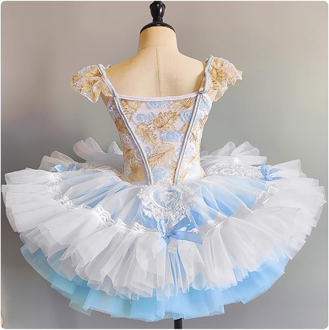 Ballet Skirt Girls Tutu Skirt Professional Children's Dance Costume Girl Princess Skirt Baby Tutu Skirt new,Blue,L
