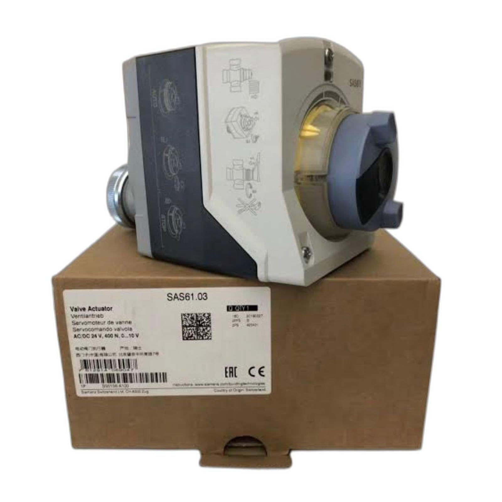 SAS61.03 servomoteur CVC 24V régulation vanne neuf scellé garantie 1 an