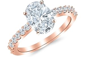 14K White Gold 1.5 Carat Diamond Engagement Ring