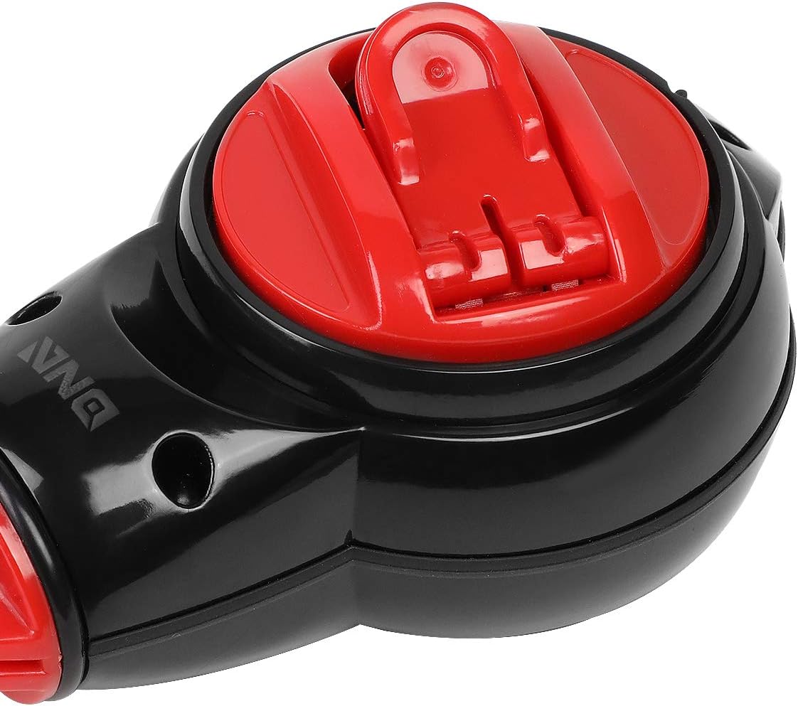 DNA MOTORING Self-Chalking Cotton Cord in Durable Case - 100 ft. Plumb Bob Chalk Line Reel, Snap Closure, TOOLS-00093