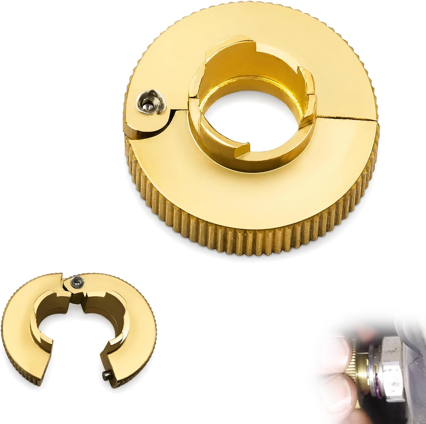 Low Profile Disconnect Tool, 22930 3/8" Oil Fuel Line Disconnect Tool, Transmissions Radiators Oil Cooler Lines Disconnects Tools, Universal Car Accessories (Gold)