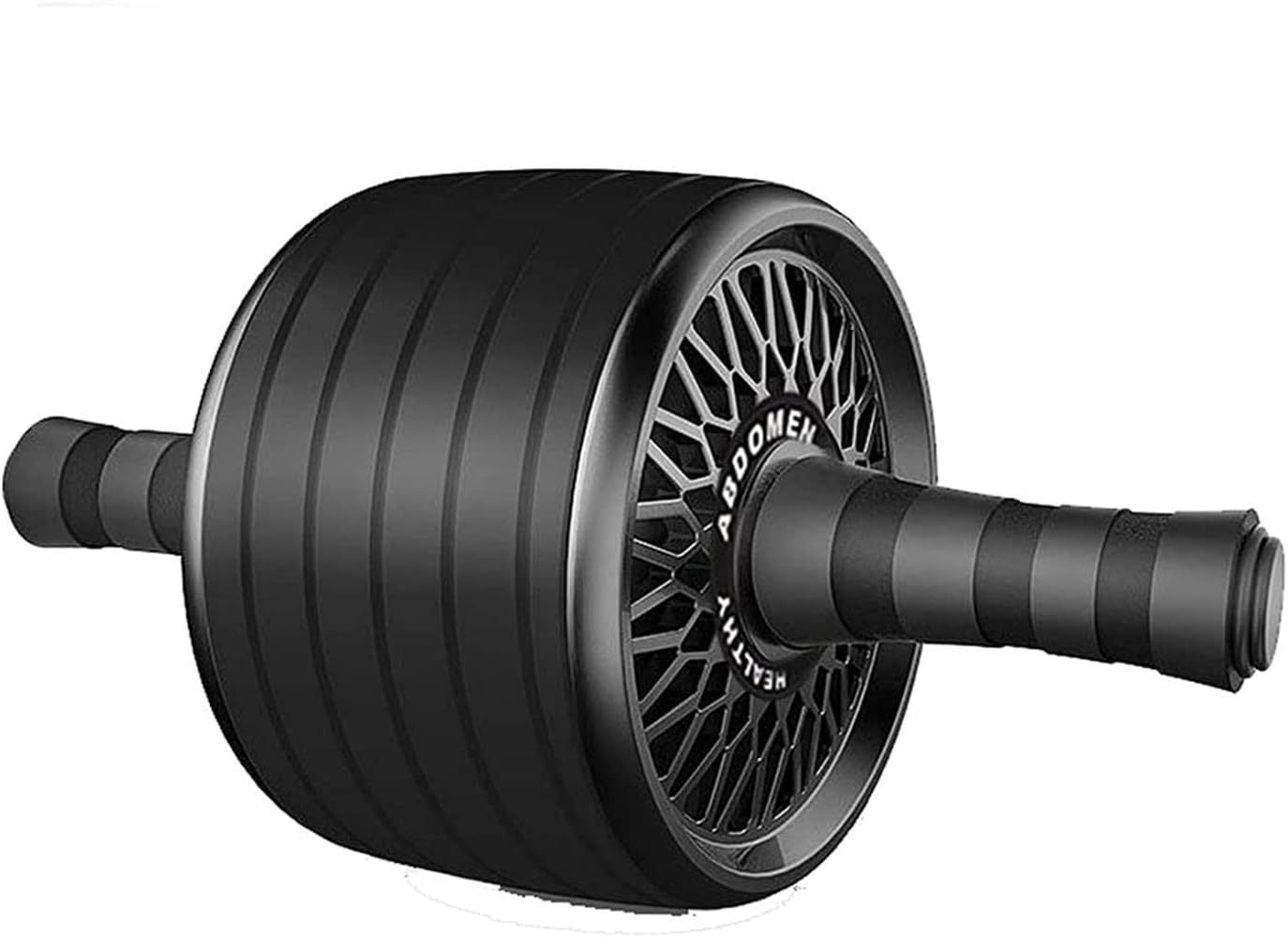 Roller Wheel Exercise Equipment No Noise Abdominal Wheel Ab Roller with Mat for Arm Waist Leg Exercise Gym Fitness Equipment (Color : Red)