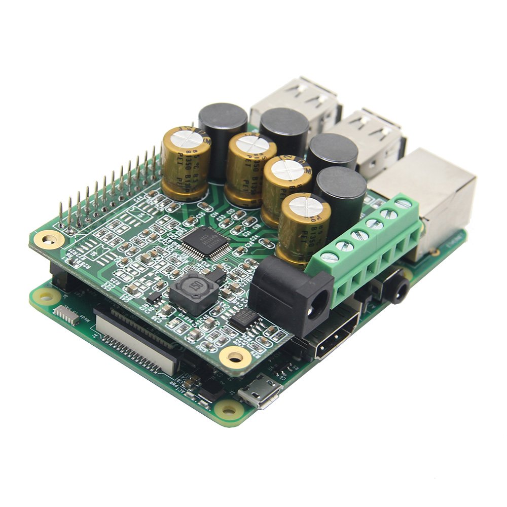BliliDIY Modulo Audio Scheda Di Espansione Amp Hifi Per Raspberry Pi 3 Modello B/Pi 2B / B +