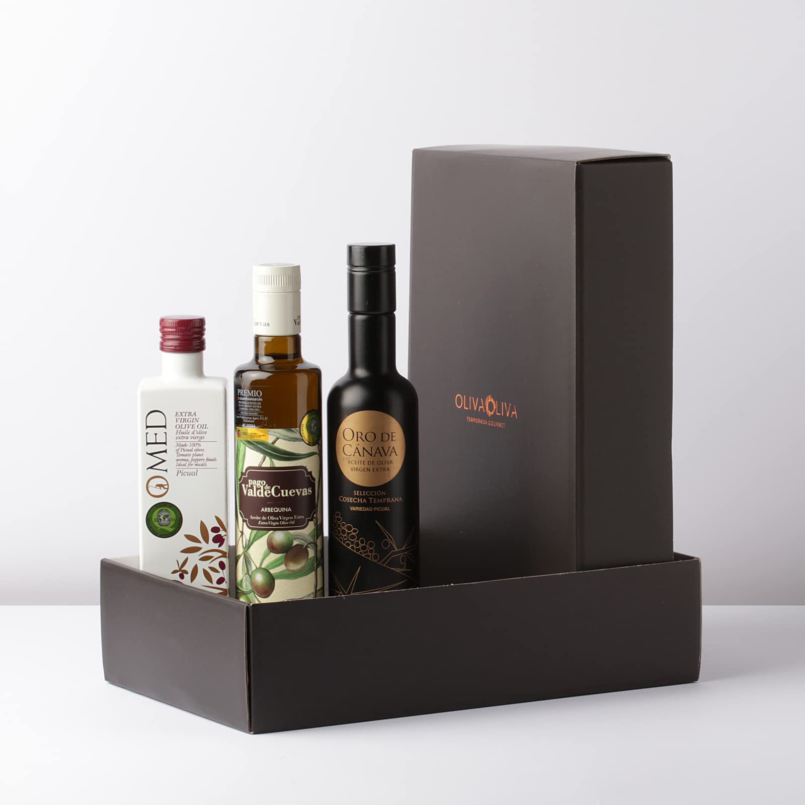 3 Mejores Aceites de Oliva Virgen Extra de España 2021 (Premio "Alimentos de España. Mejores Aceites de Oliva Virgen Extra 2021") - Pack de 3 botellas de 500 ml (Caja de cartón)