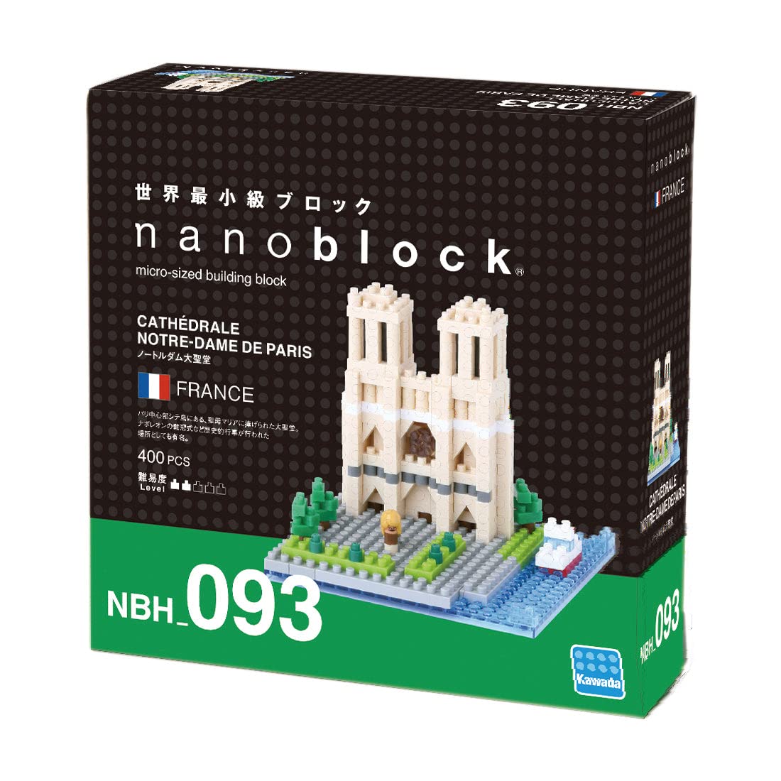 Amazon.co.jp: nanoblock ナノブロック ノートルダム大聖堂 NBH_093