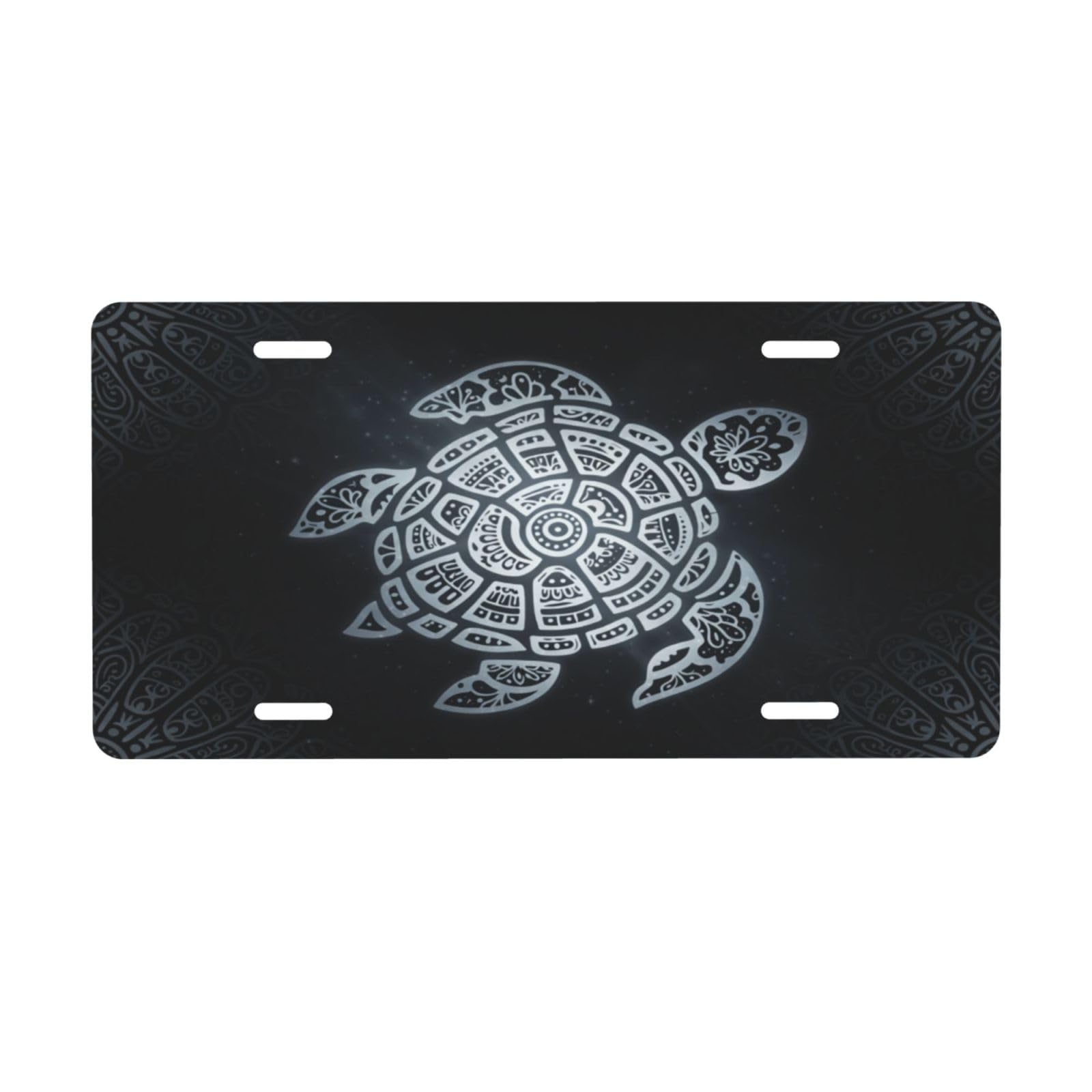 Amazon.com: Sea Turtle Mandala Etched License Plate - 6x12 Inch