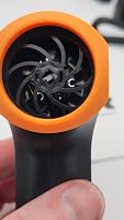 Really impressive, strong air flow for such a small form factor...