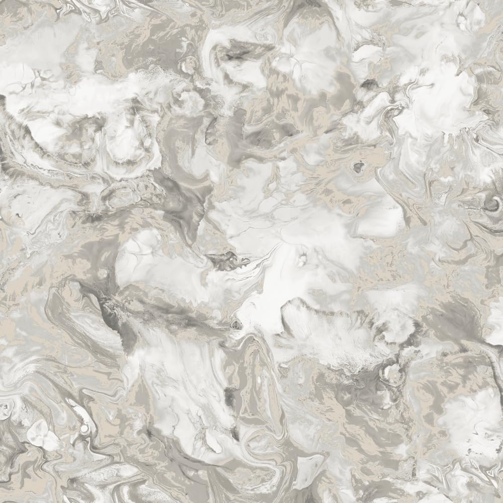 Muriva Elixir Marble Taupe Wallpaper 166508