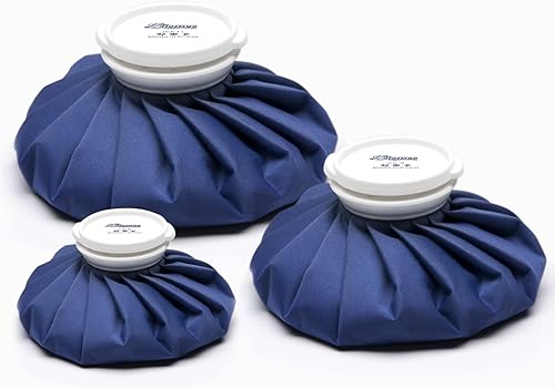 BICAREE Bolsas de hielo reutilizables para lesiones, bolsa de hielo frío, bolsa de agua caliente para terapia de frío y calor y alivio del dolor, 3