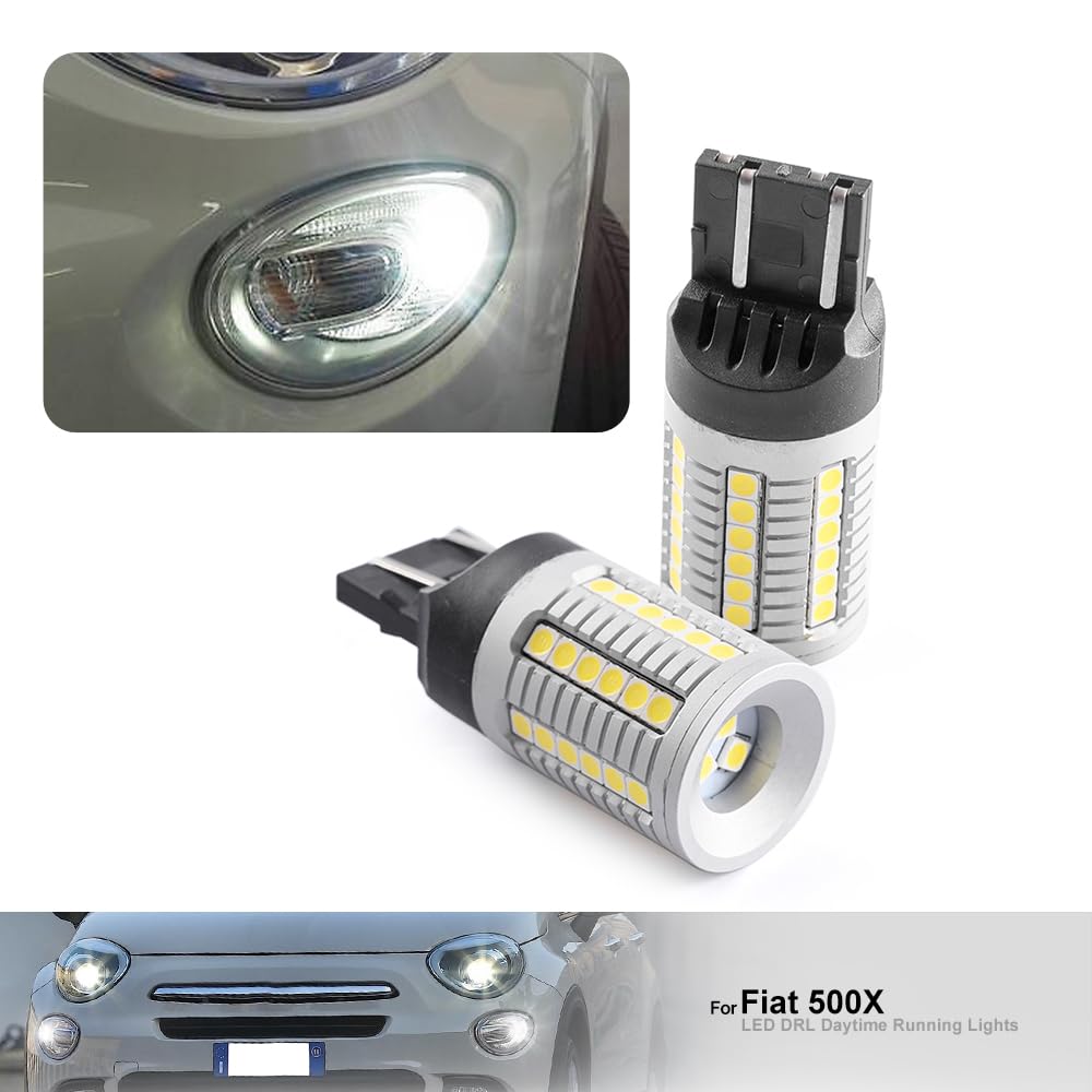 Luci Diurne LED Fiat 500L 2012 - 2017: T20 Pyramid