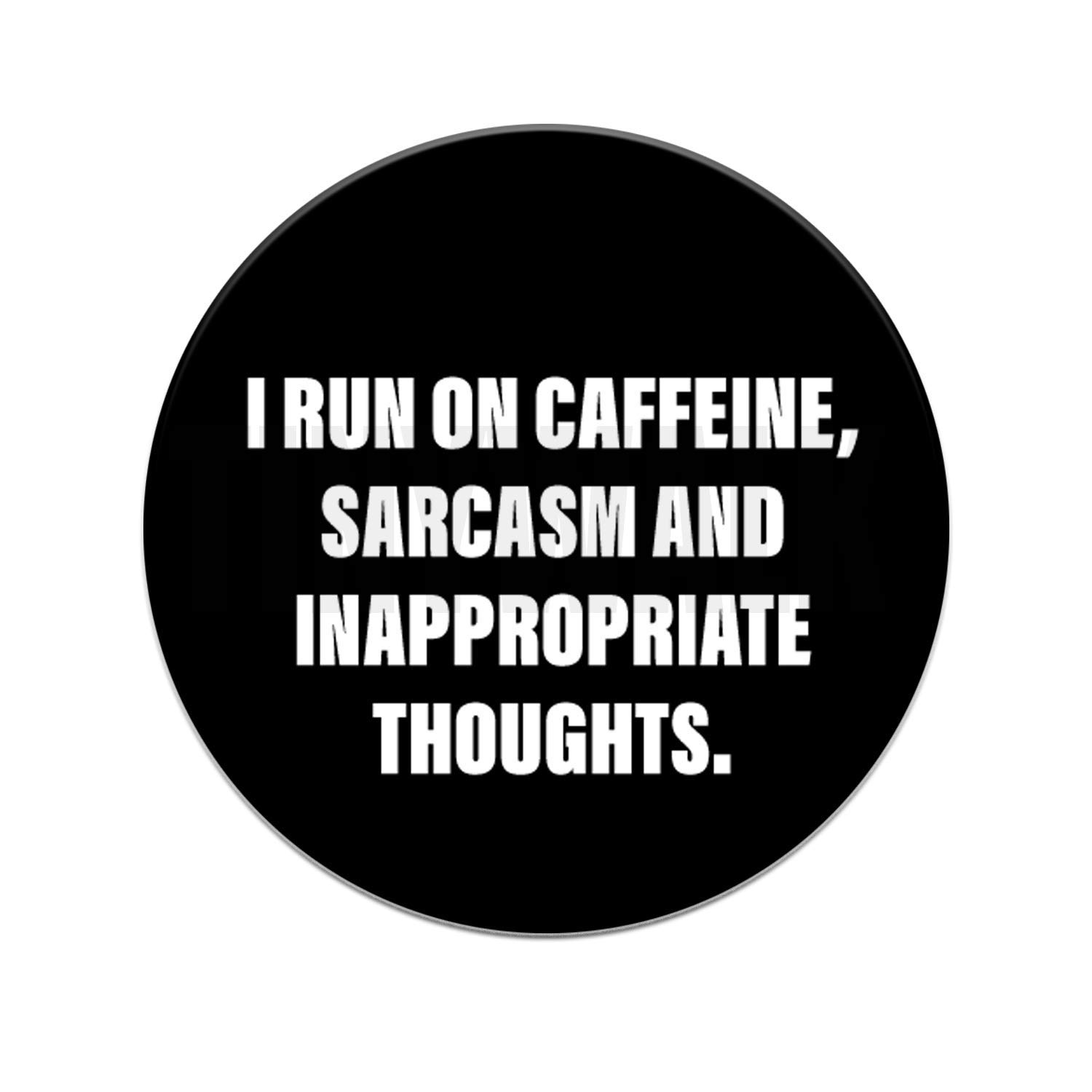 Tinywalk I Run on Caffine Fridge Magnet/Multipurpose Magnet