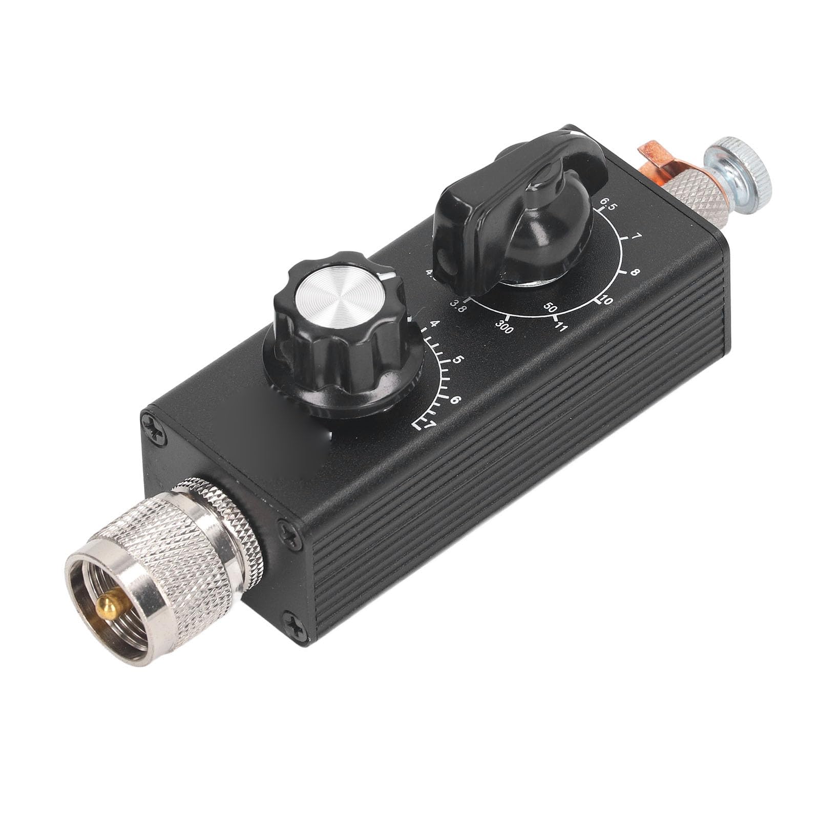 Antena HF Portátil Radio Onda Corta 3.5-470MHz 20W Aluminio Banda Completa para Uso Interior y Exterior