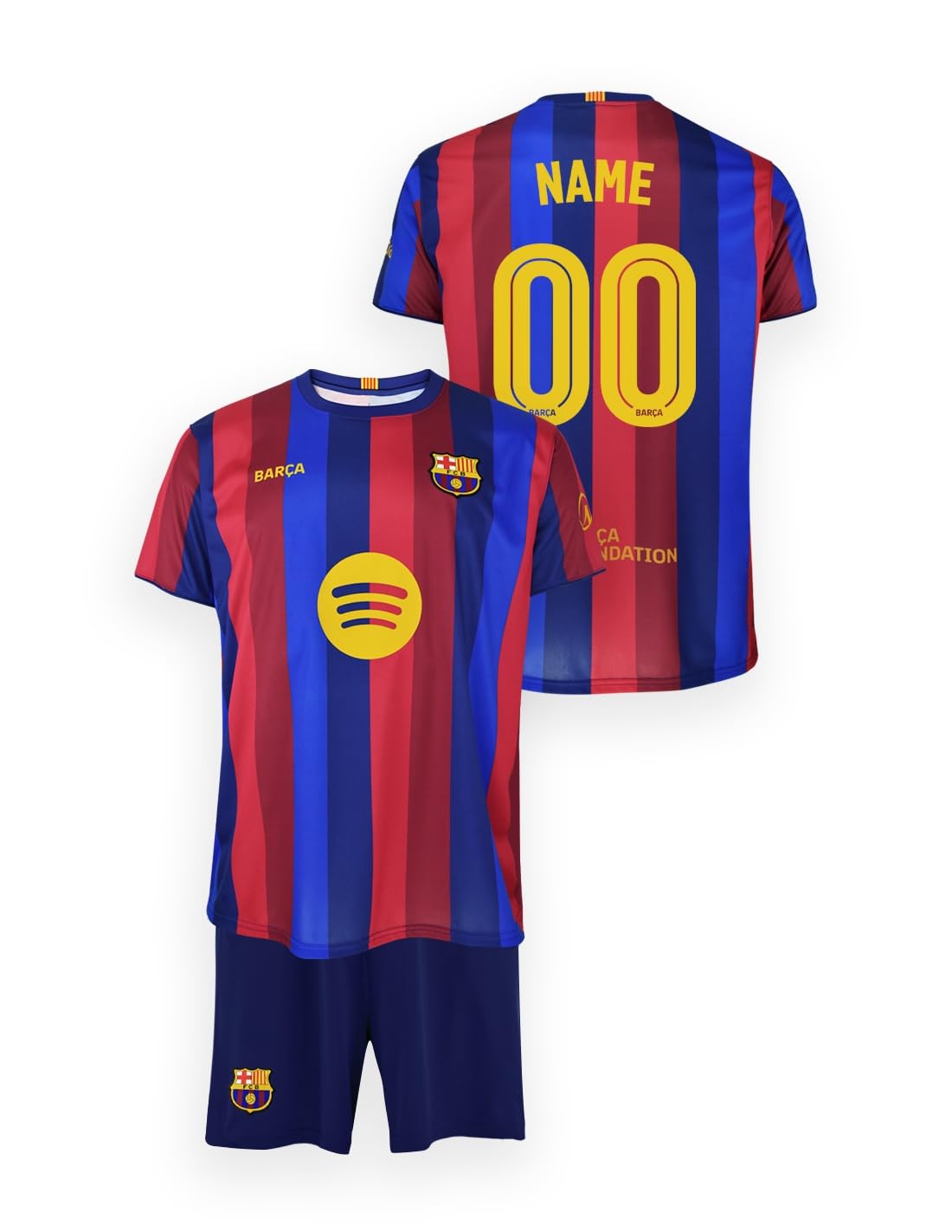FC Barcelona Personalisieren Sie Ihr Kinder-Set 2026/27, offizielle Replik