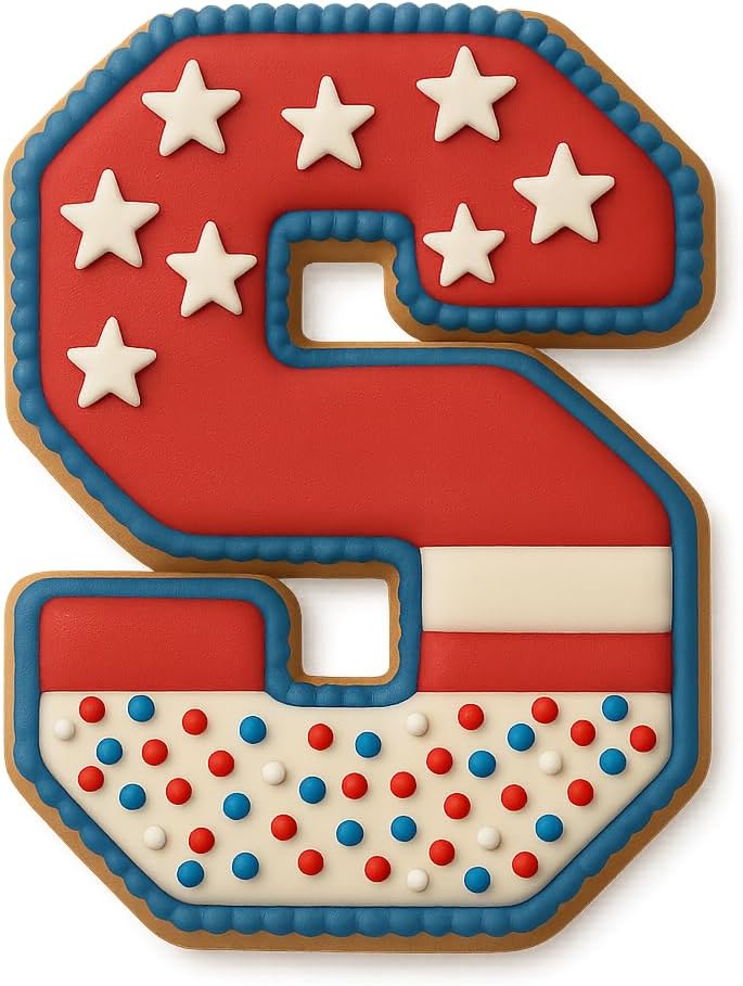 Mighty Gadget 4 inches Varsity Letters Cookie Cutters (S)