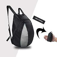 Vista 3 de Mochila para casco de motocicleta, bolsa de almacenamiento compacta y ligera con gran capacidad de 28L