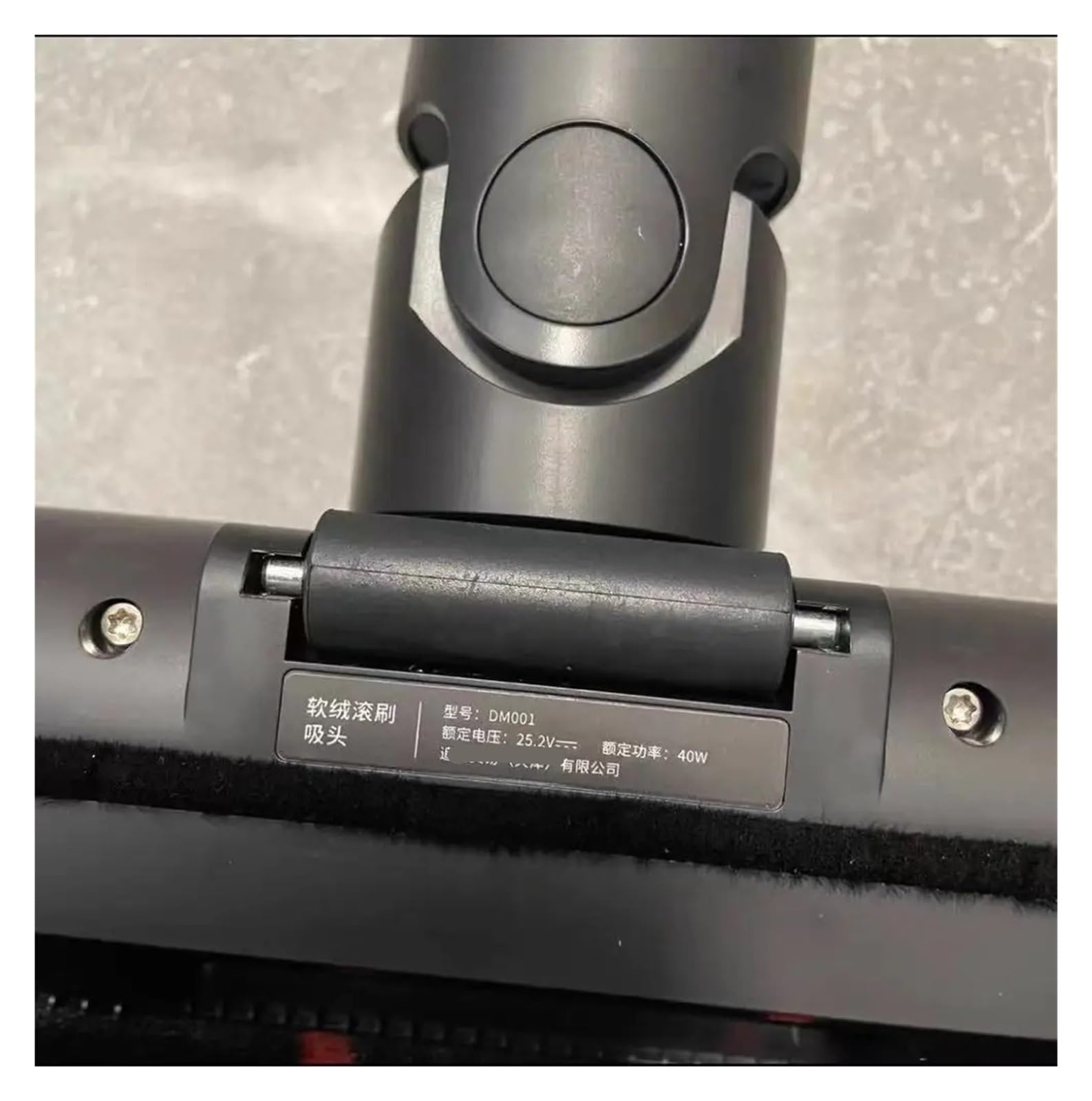 Aspiradora Inalámbrica De Mano, Cabezal De Cepillo Eléctrico Negro for Suelo, Compatible con Dreame, Barra De Cepillo V11 SE, V12, V13, T10, T20, T30