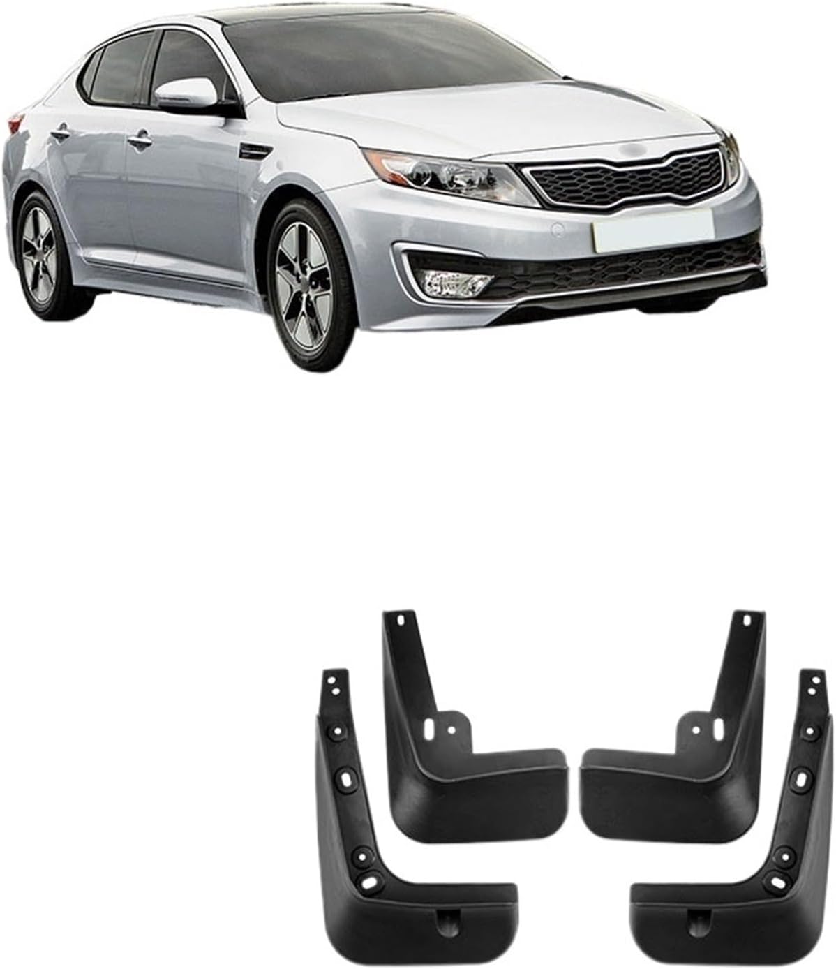 Fit for Optima 2011-2014 K5 4PCS Front Rear Car Mudguard Mud Flaps Guard Splash Flap Car Accessories
