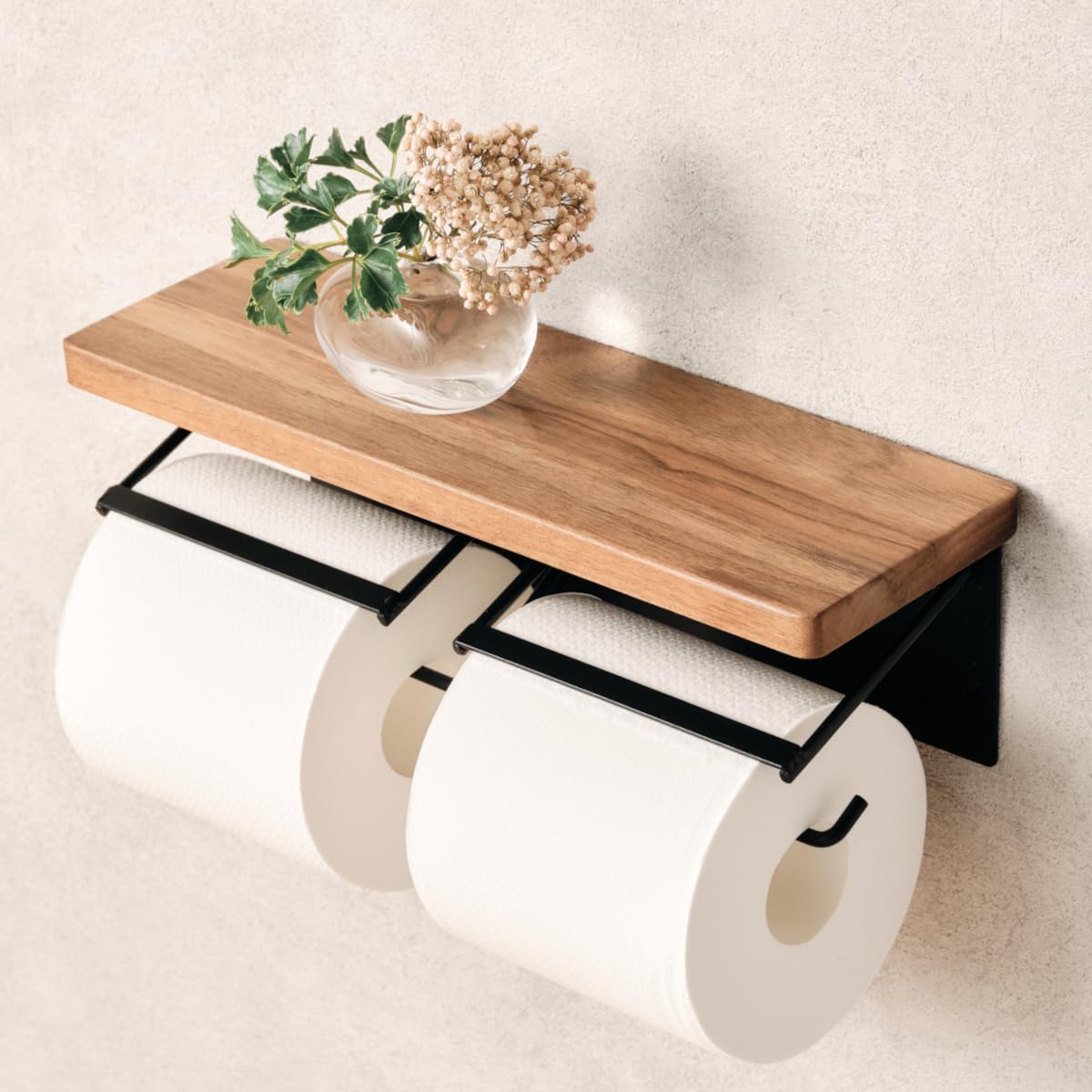 踏み台 & トイレットペーパーおしゃれ棚⇒ハンドメイド 踏み台 & トイレットペーパーおしゃれ棚⇒ハンドメイド