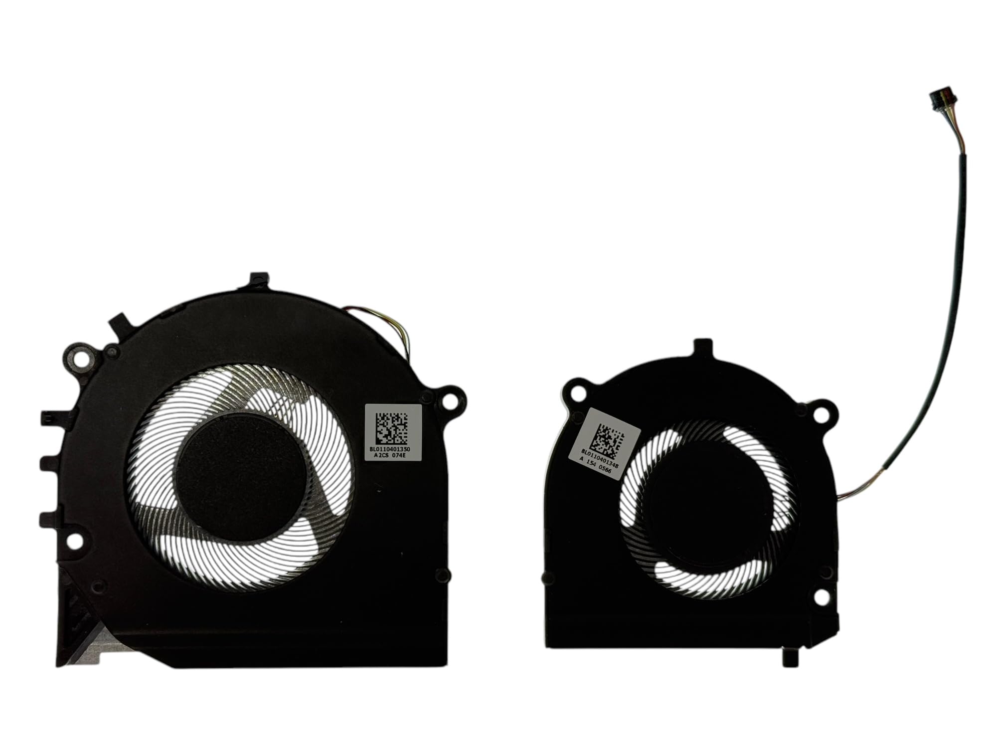 SET Ventola di Raffreddamento CPU + GPU compatibile per Lenovo ThinkBook 13S-IML Type 20RR, 13S-IWL Type 20R9, Plus type 20TG PN: DFS5K123043630, DFS150305140T, BL0110401348, BL011040135